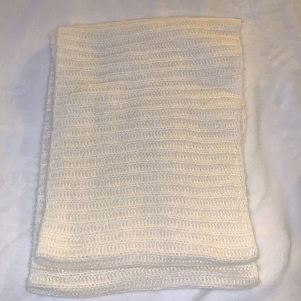 White Circle Scarf